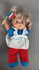 Doll Hands Up In The World France Flag Doll 70S Effe Franca