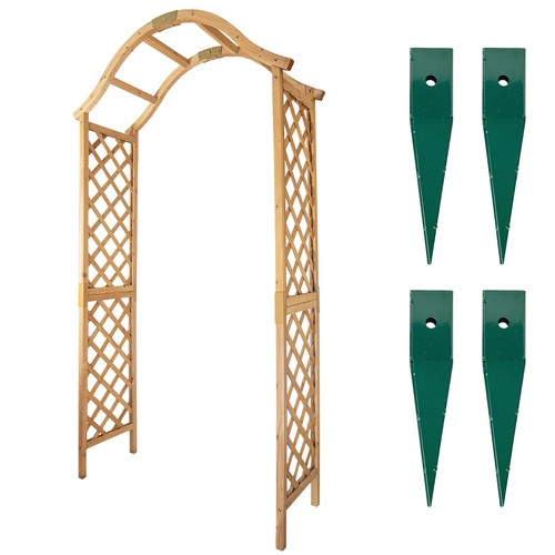 Wooden garden arch trellis - arch,
