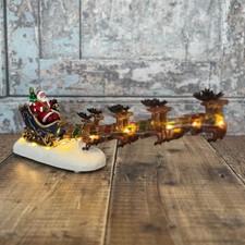 Christmas santa sleigh - santa, &