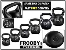 4-20kg Vinyl Kettlebell Weight Set Kettlebells Exercise Home Fitness Workout Gym