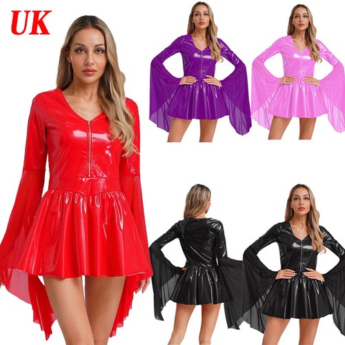 Women sexy pvc leather v - pvc,