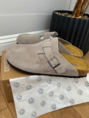 Birkenstock boston suede - birkenstock,