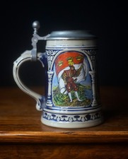 Vintage Hand Painted Flag