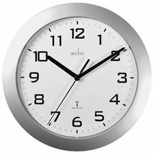Acctim Peron 23cm Radio Controlled Energy Efficient Wall Clock for Home / Office