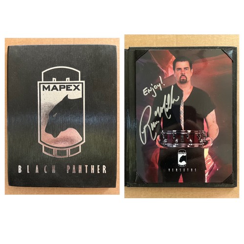 Russ miller signed mapex - mapex, black
