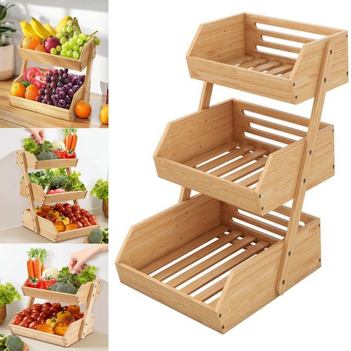 Tier bamboo kitchen - bamboo,