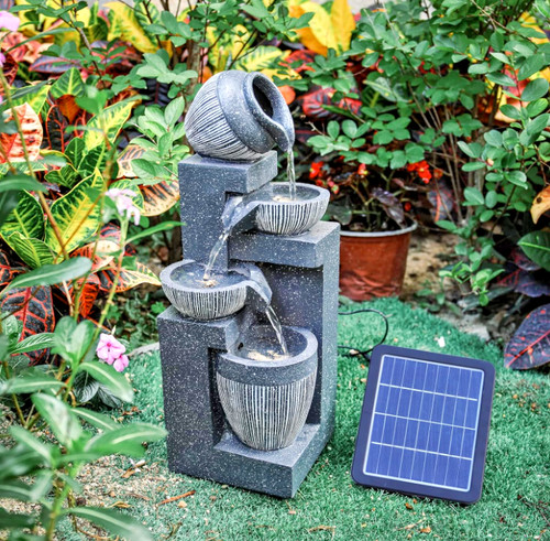 Solar powered water feature - solar,