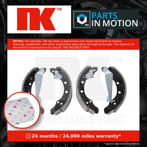 Brake shoes set fits - set, passat
