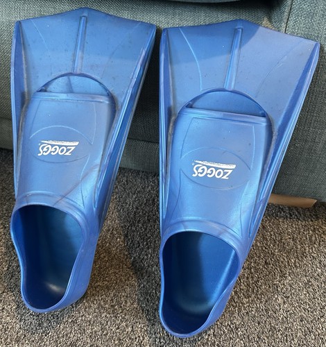 Zoggs blue swimming fins size - blue,