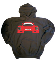 CUSTOM HTees hoody: ULTIMA GTR, Pick your own car's colour & plate, Sizes S-XXL