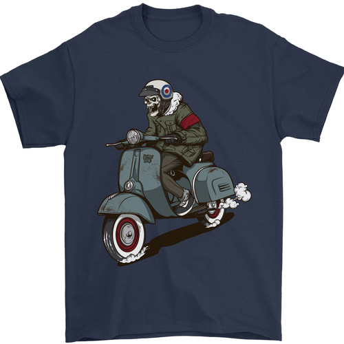 Scooter skull biker motorcycle - scooter,