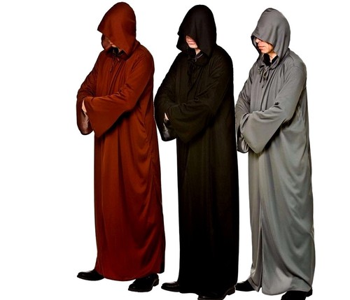 Adult hooded robe cape jedi - cape,