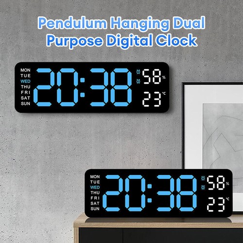 Digital wall clock - clock, 9