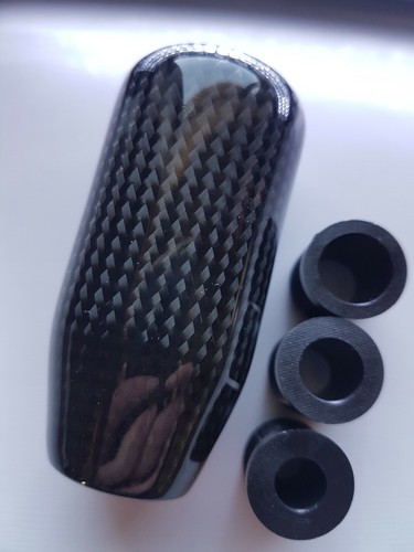 Black carbon fibre - , knob