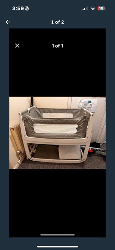 Snuz pod green cotton crib - snuz,