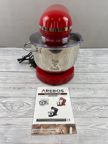 Arebos 1500w stand mixer - 1500w, 6l