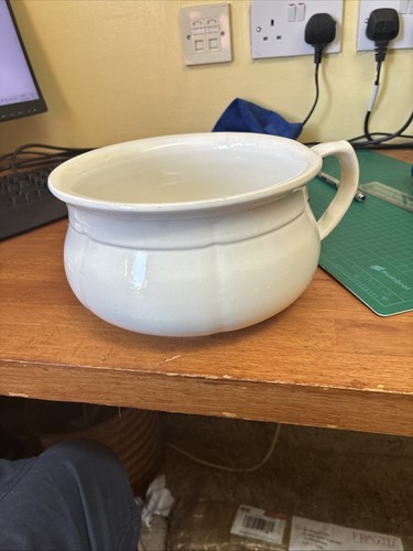 Antique white chamber - antique, pot