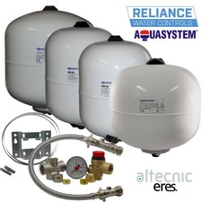 Aquasystem Potable Expansion Vessels 2,8,12,18,24,35L +Sealed System Kit+Bracket