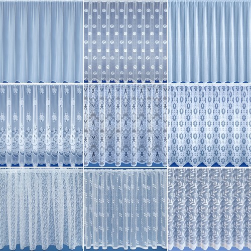 Contemporary white lace net - contemporary,