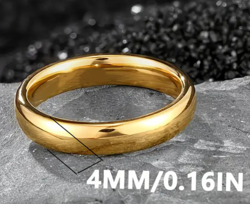 Size men 4mm gold - y-z;,