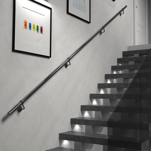 Matt gunmetal grey stair - gunmetal,