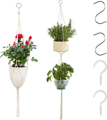 Pcs macrame plant - 2,