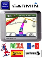 GARMIN 200 250 SAT NAV  2025 UK FRANCE SPAIN PORTUGAL SPEED CAMERAS B-SCREEN