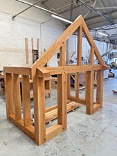 Solid Oak Porch - Doorway -
