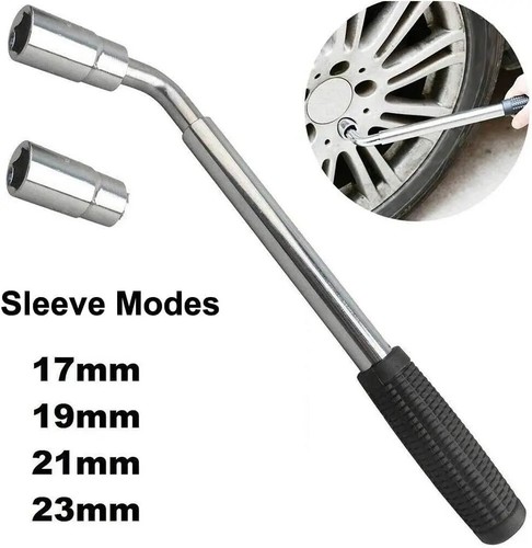 Extendable wheel brace wrench - brace,