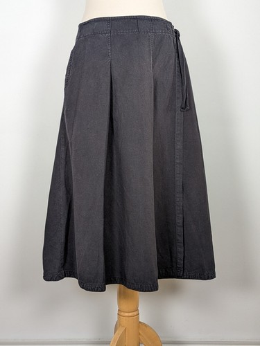 Toast apron pleated wrap - wrap, midi