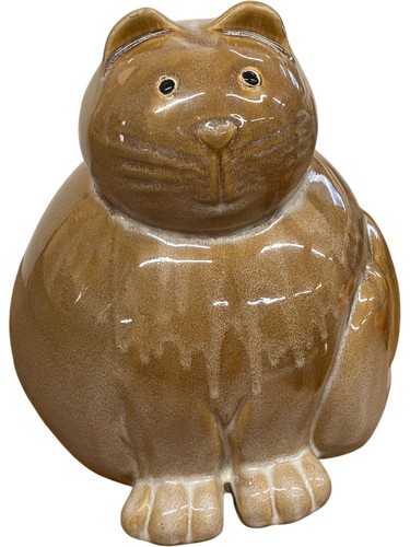 Large ceramic cat ornament - large,