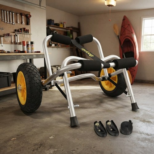 Foldable kayak trolley with - kayak,