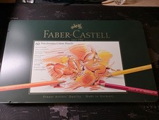 Faber Castell Polychromos Tin of 60 Artists Colour Pencils + 12 extras