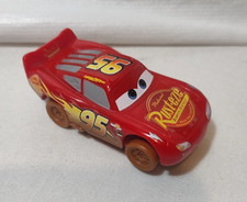 Disney Pixar Lightning McQueen Track Car 2016 Mattel Track Car Crazy 8 Crashers