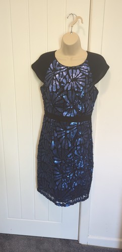 Blue black sequin - &, cocktail