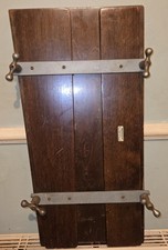 Antique Everitts Wooden Corkscrew Trousers Press Made In England Display/prop 