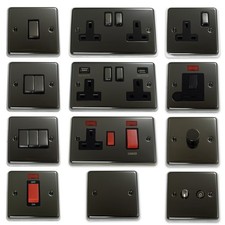Black Nickel Light Switch Plug