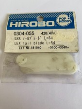 HIROBO 0304-055 420[400] LEX TAIL BLADE L54 LOT NO .181940 RC SPARES AND PARTS