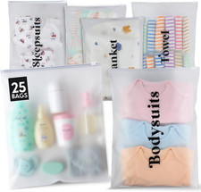 Baby Hospital Maternity Organiser Bags Pack of 25 | Hospital Bag Essentials for 
