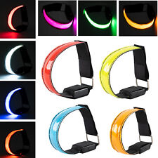 USB Recharge LED Running Light Armband Night cycling safety Reflective Wristband