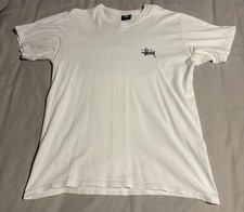 Stussy Men's White T-Shirt