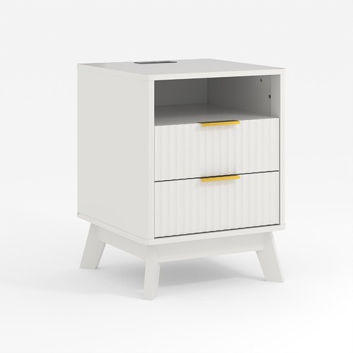 Curved profile side table - 18",