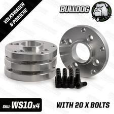 Bulldog 20mm Wheel Adaptors VW 4x100 To Porsche 5x130 PCD All Bolts Included