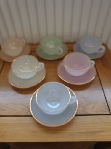 Vintage 1950s set arcopal - set, 6
