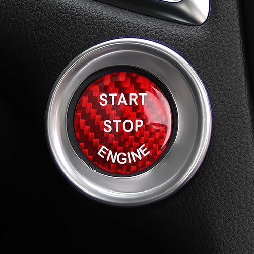 Car engine start stop - start, button