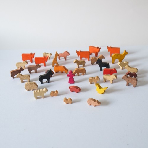 Vintage wooden farmer - vintage,