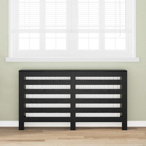 Walplus radiator cover black - walplus,
