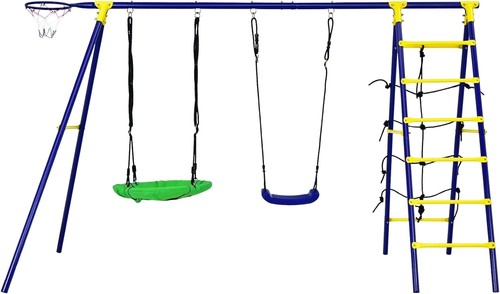 Kids swing set with metal - kids,