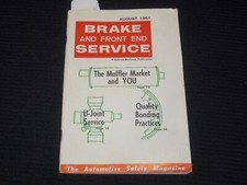 1961 AUGUST BRAKE AND FRONT