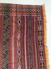 Handmade Tunisian Berber Rug 180x250 cm – Wool Kasserine Tribal Kilim Authentic